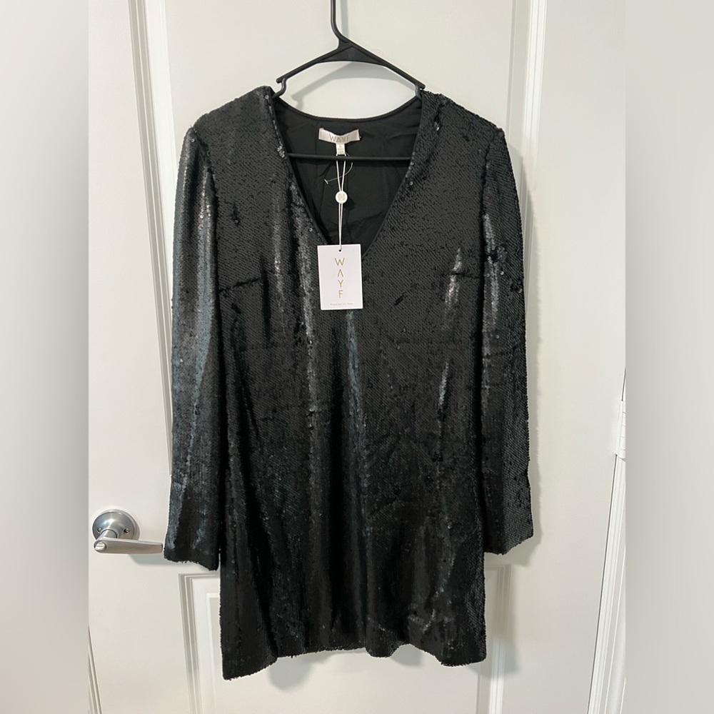 NWT WAYF Shimmer Dress Size Small